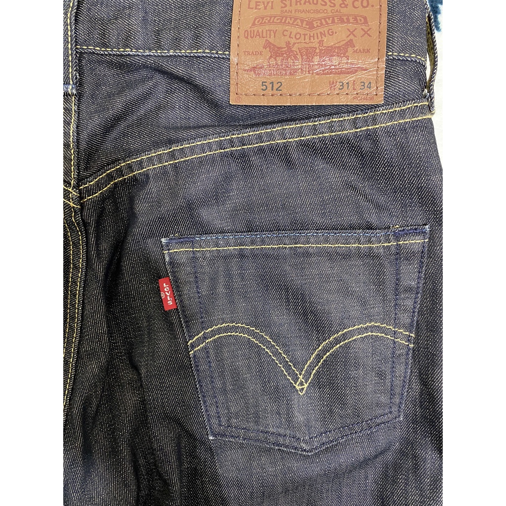 近全新正品LEVIS 512灰黑色牛仔褲