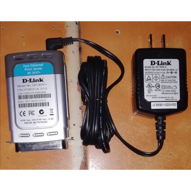 友訊d Link Dp 301p 掌上型多協定網路印表機伺服器 蝦皮購物