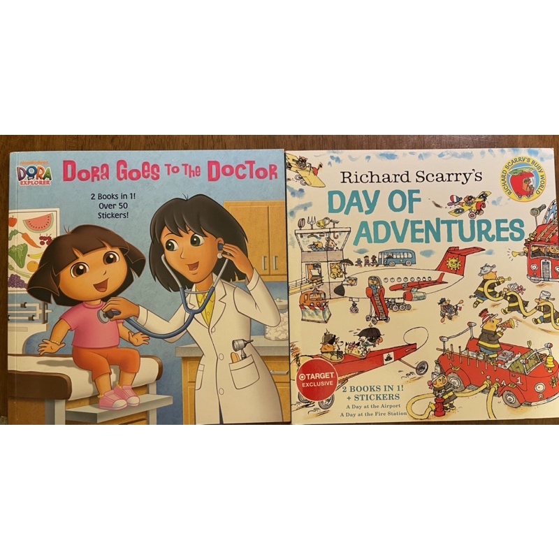 Dora &amp; Richard Scarry 英文繪本