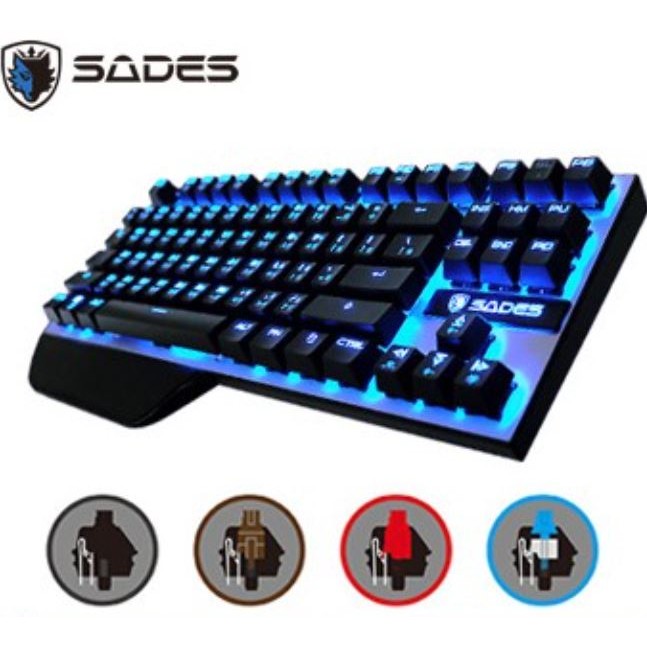 SADES 賽德斯 狼爪刀 87鍵 機械鍵盤  (立光代理公司貨)
