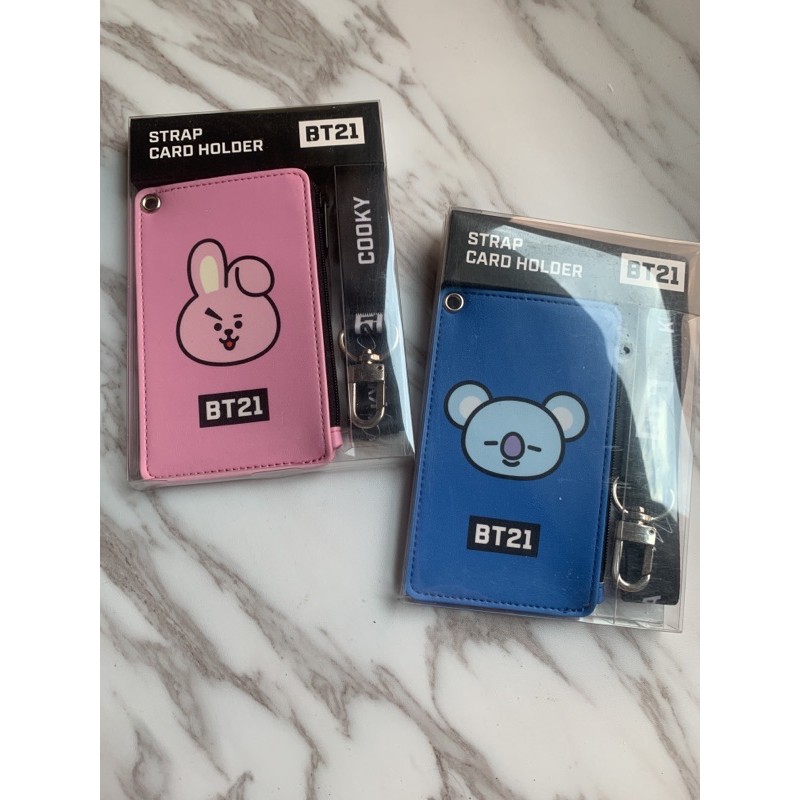 「在台現貨」monopoly BT21  BTS 防彈少年團 卡夾 票卡夾 掛繩 零錢包 COOKY KOYA