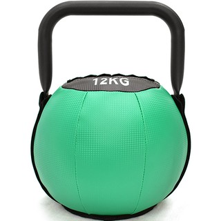 【台灣出貨】KettleBell安全軟式12公斤壺鈴C113-5412運動12KG壺鈴競技.鑄鐵拉環啞鈴藥球沙球.舉重量