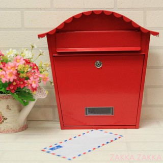 [HOME] 歐式鄉村信箱 鍛鐵信箱 紅色信箱 郵箱 信件箱 意見箱 超取限1個