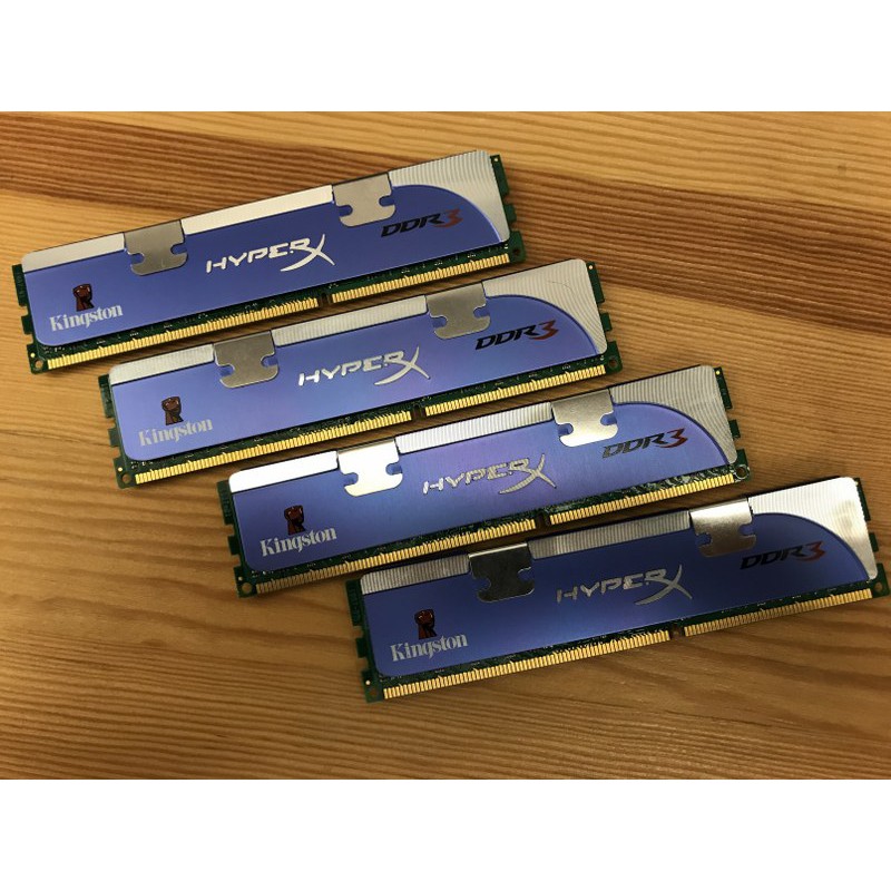 金士頓 Kingston HyperX Memory Blue 8GB DDR3 1333MHz 4G*4