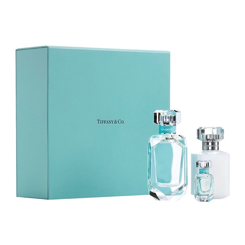 《全新正品》Tiffany 優雅香氛禮盒（淡香精75ml+小香5ml+身體乳100ml)