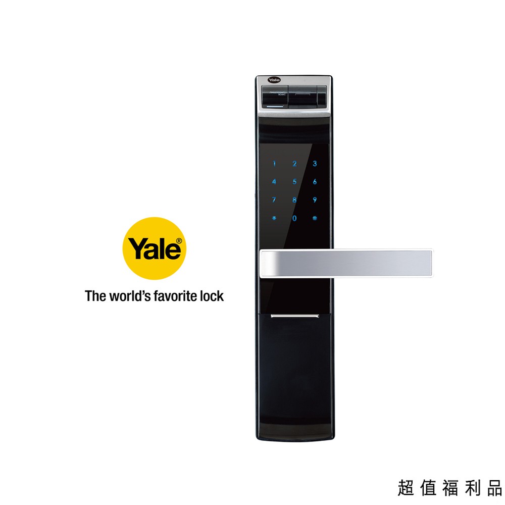 [福利品]美國YALE 耶魯電子鎖YDM4109+ 指紋 密碼 機械鑰匙 多合一電子門鎖【原廠耶魯旗艦館】