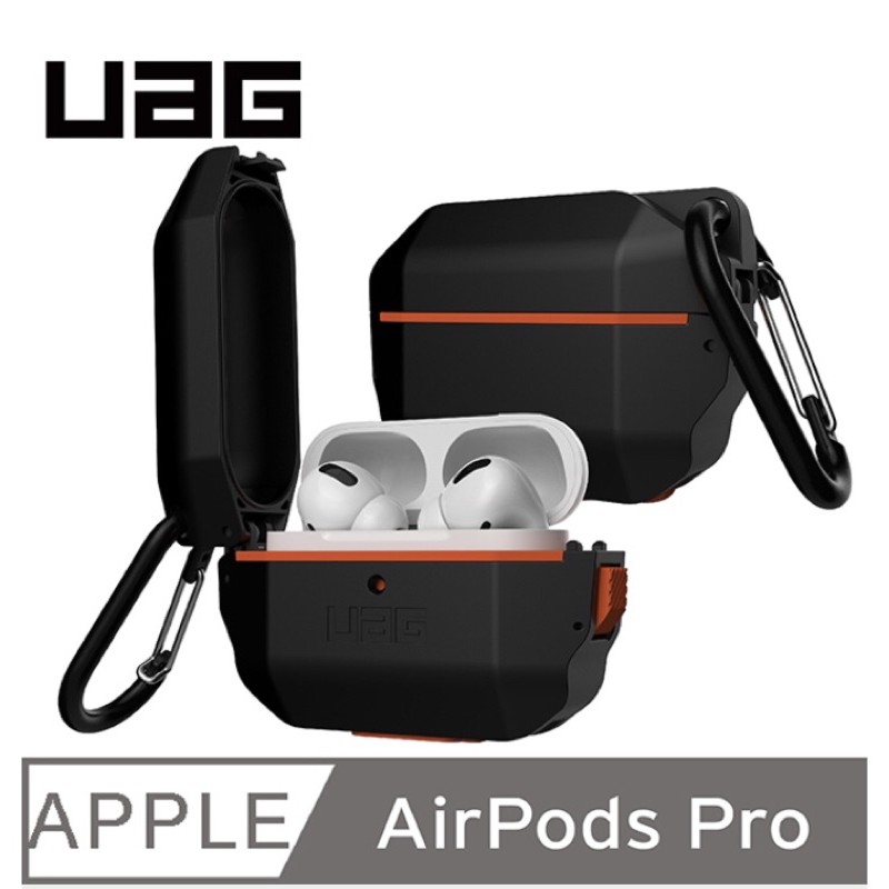 UAG AirPods Pro 耐衝擊防水防塵硬式保護殼-黑