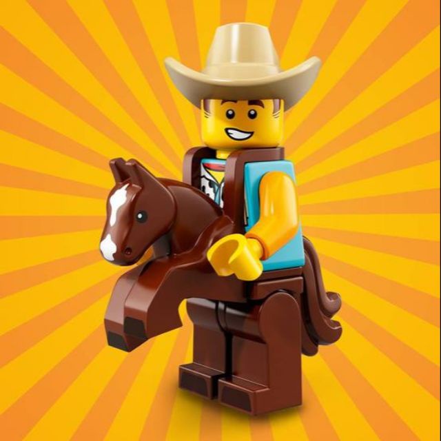木木玩具 樂高 LEGO 71021 18代 人偶包 15號 牛仔男孩 cowboy 西部牛仔