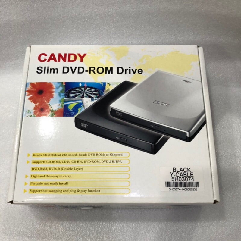 Candy 外接式薄型DVD光碟機（庫存品）