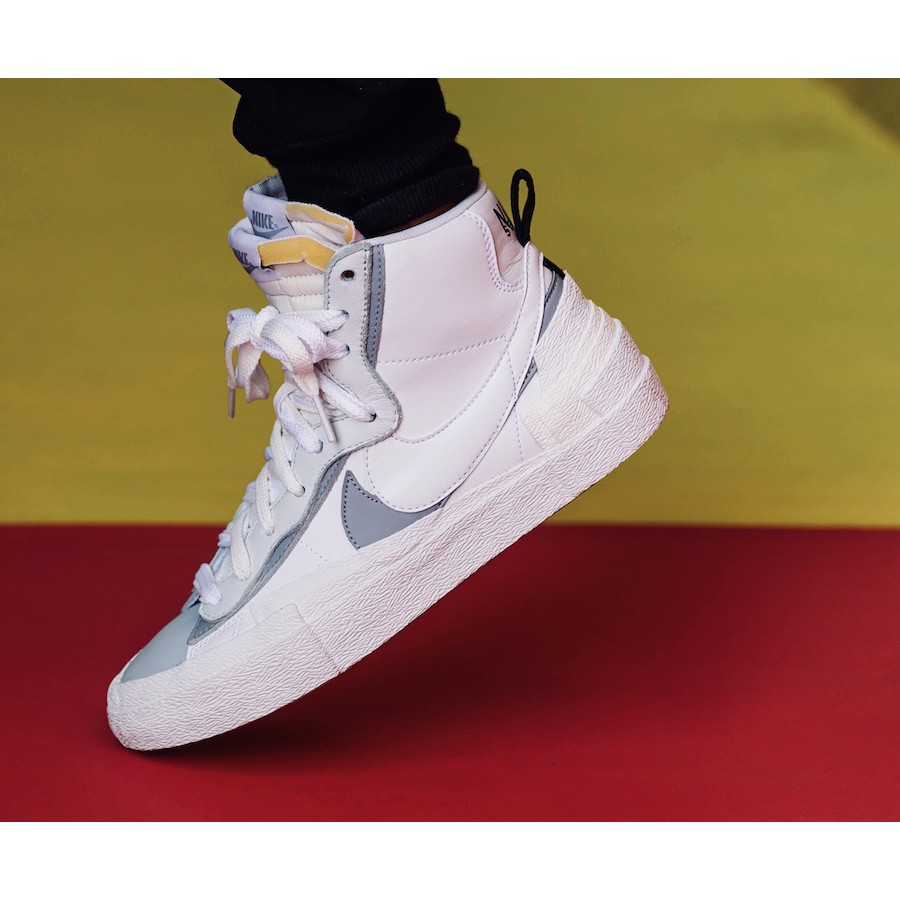 sacai x nike blazer mid white wolf grey