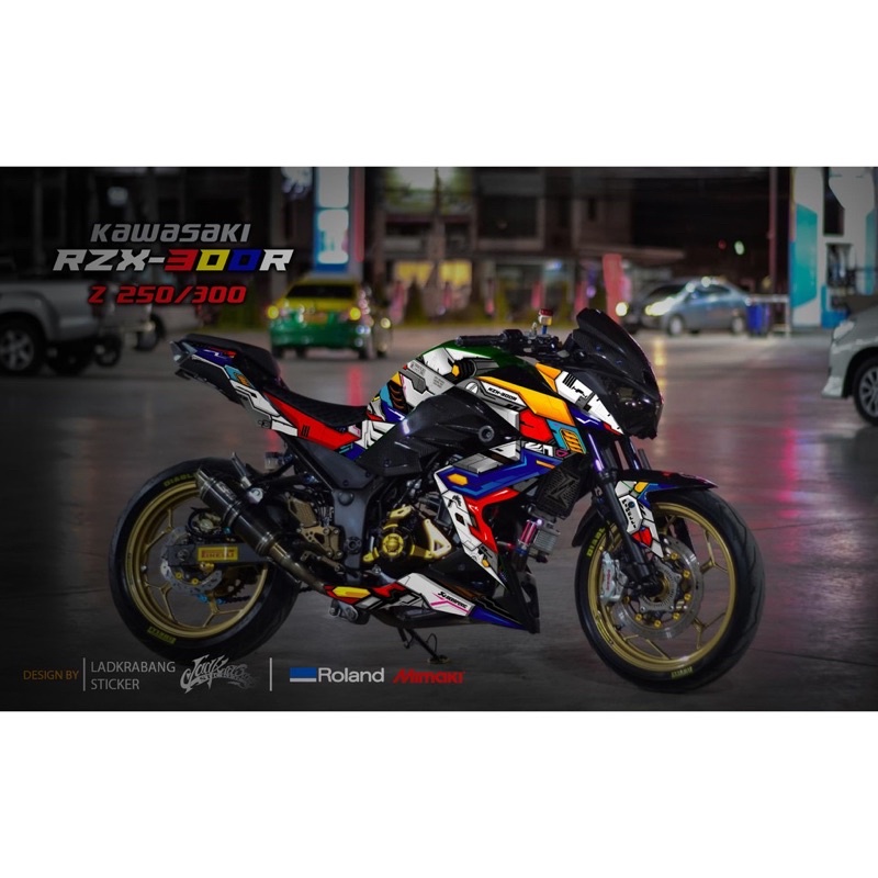 【DuR2 Moto】Kawasaki Z300 忍3 全車彩貼 (現貨)