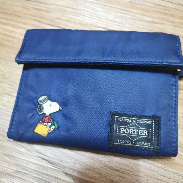 日本 PORTER X SNOOPY PEANUTS 限定 聯名 短夾 三折夾 史如比 日本製