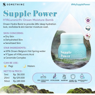 Somethinc Supple power 透明質酸 9 Onsen 保濕潤唇膏 5ml