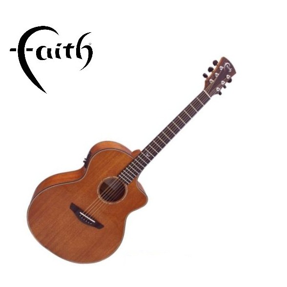 【缺貨】Faith英國名牌FNCE MG可插電 全單板民謠吉他 【木吉他/印尼廠/含原廠硬盒】