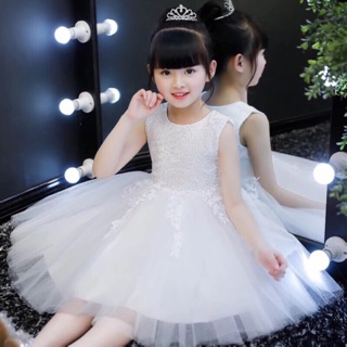 ❤️臺灣現貨❤兒女童禮服蓬蓬裙 春夏韓版 花童婚紗 女童公主裙 紗裙 寶寶周歲生日裝