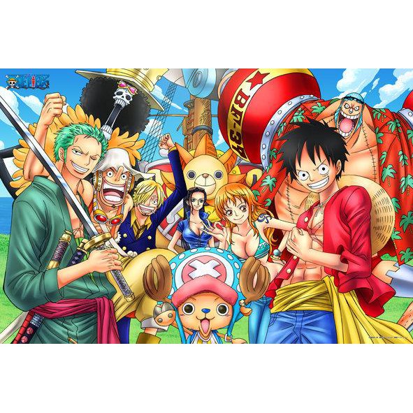 1000-MG03 絕版塑膠1000片日本進口拼圖 One piece 海賊王 航海王 夥伴