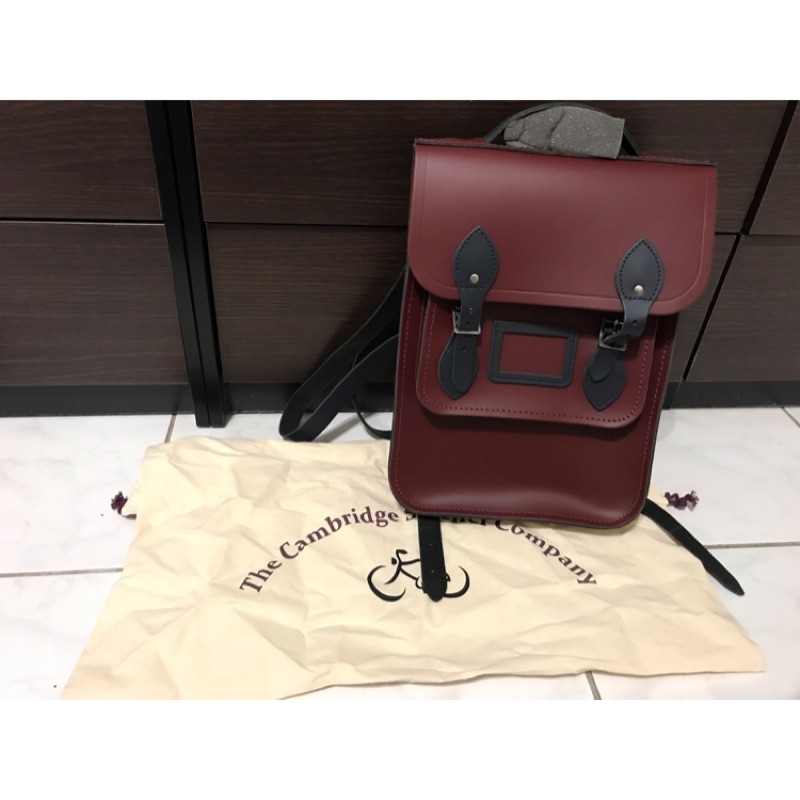 the cambridge satchel company 正貨英國劍橋後背包 真皮 英國購入