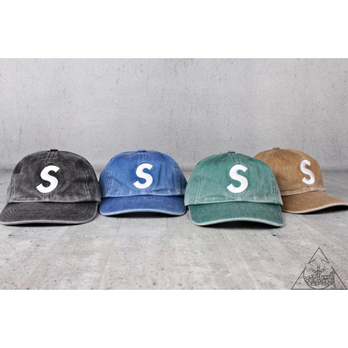 ブラウン×ピンク supreme pigment print s logo 6-panel