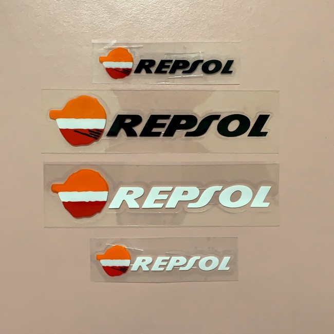 REPSOL 貼紙 機車 汽車 貼紙 防水貼紙 車身貼紙 造型貼紙 彩繪 牢固 高品質 轉印貼紙