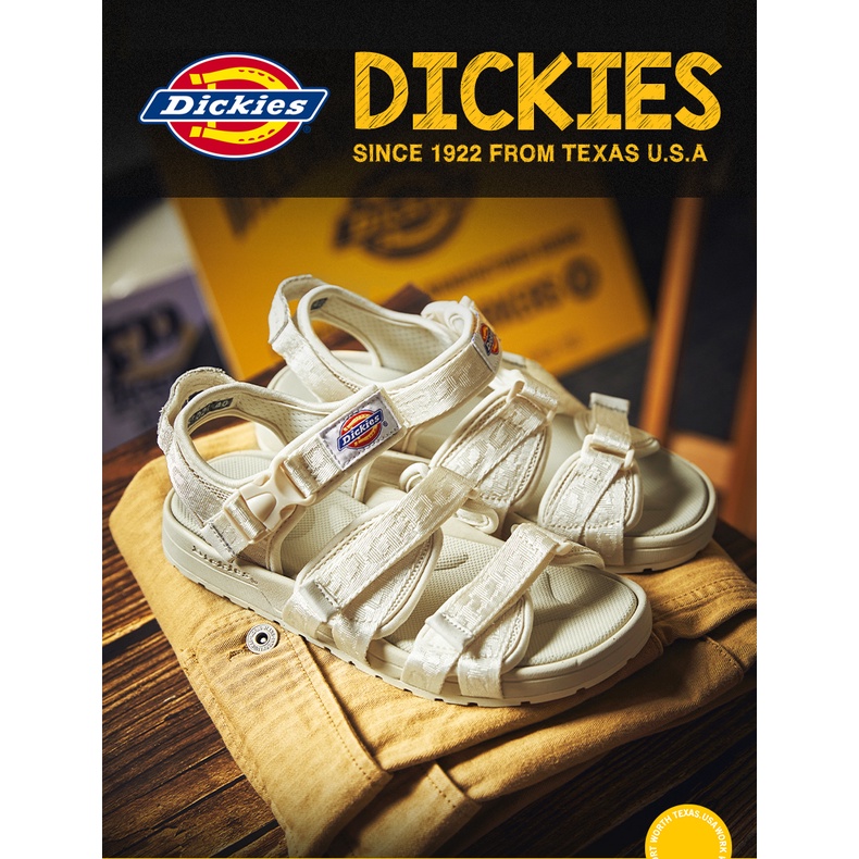 Dickies涼鞋男女款 夏季新款軟底防滑 外穿休閒運動 沙灘鞋男士涼拖鞋(正品保証)
