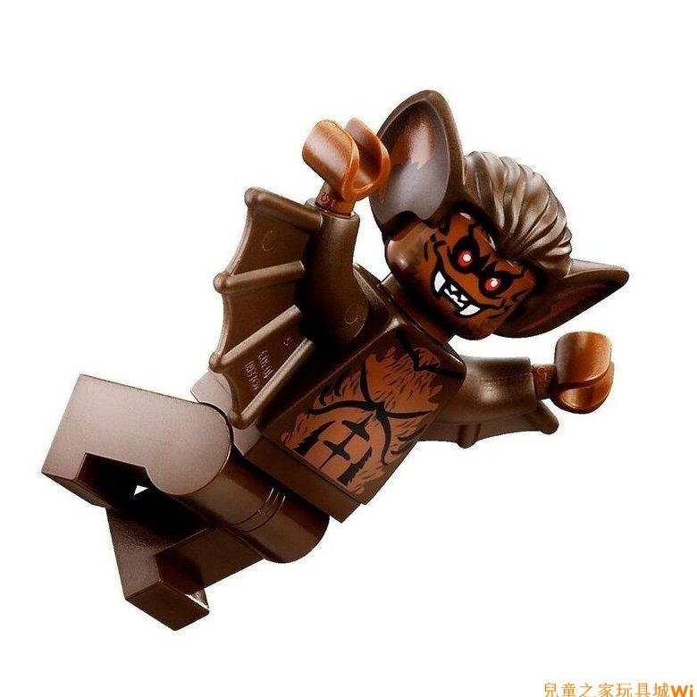 LEGO樂高  絕版怪物系列 僅在9468 全新 深紅棕色 深咖啡 蝙蝠  人偶