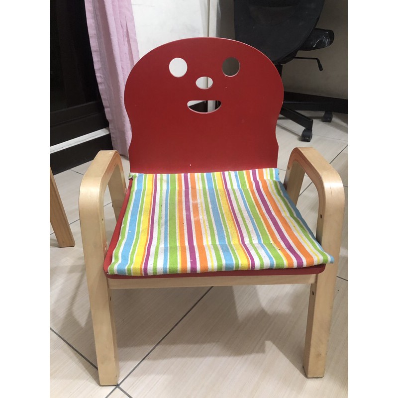 韓國  dholic兒童微笑椅 四段高度可調 木製兒童椅