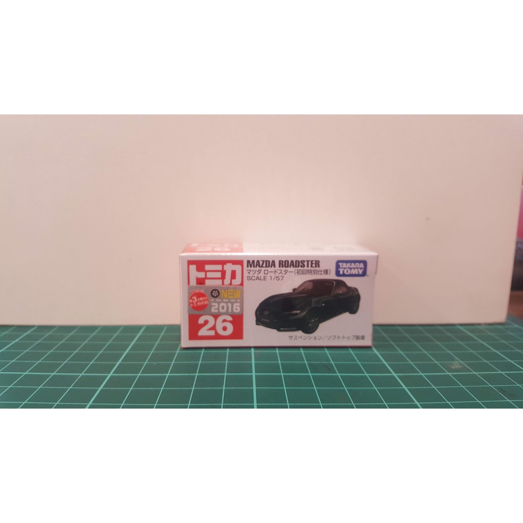 TOMICA 26 MAZDA ROADSTER 初回 新車貼