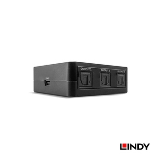 lindy 林帝 toslink(光纖)數位音訊一進三出分配器 (70480)