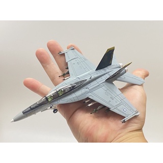 《模王 現貨》F-18F F18 F18F 超級大黃蜂 比例 1/100 部分合金完成品 藍盒