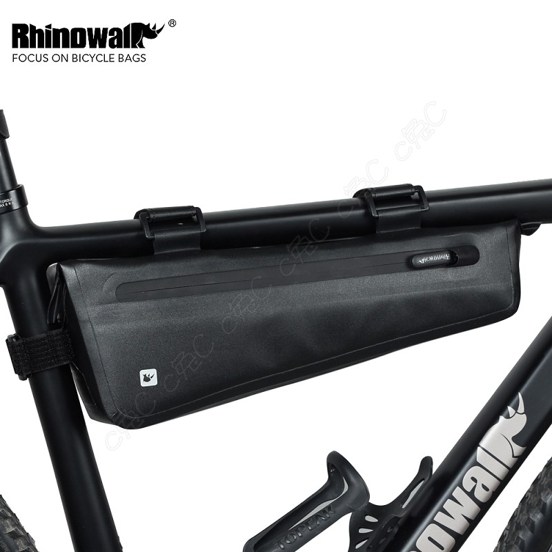 Rhinowalk-全新自行車超音波融合全防水車架袋：多功能鐵馬鞍袋 單車上管包 高頻焊接三角包 腳踏車三角袋 橫梁包