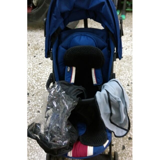 大全配 2016 荷蘭時尚嬰兒手推車 Easywalker MINI Buggy 聯名款 經典藍