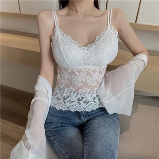 小可愛背心 無袖上衣 燕尾美背蕾絲鏤空外穿吊帶背心上衣打底衫女D307-6015 衣時尚