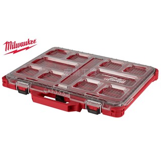 [宏樂工具] Milwaukee 美沃奇 含稅 配套 智能 收納箱(薄大) 48-22-8431 可堆疊 零件盒 工具箱