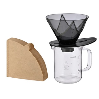 現貨～附發票【咖啡魂】Hario V60 無限濾杯 MUGEN 無線濾杯玻璃下壺組 手沖組合 VDMU-2018-TB