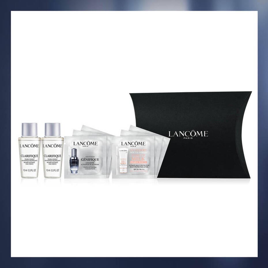 蘭蔻 Lancôme 極光水淨膚挑戰組 試用包 小樣 極光水 小黑瓶 素顏提亮霜