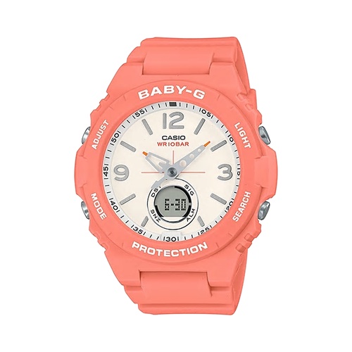 【CASIO】Baby-G 戶外風格雙顯女錶 BGA-260-4A  台灣卡西歐公司貨 保固一年