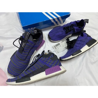 Adidas NMD R1 PK套襪 紫色編織 歐美限定 B37627💜男女鞋童鞋