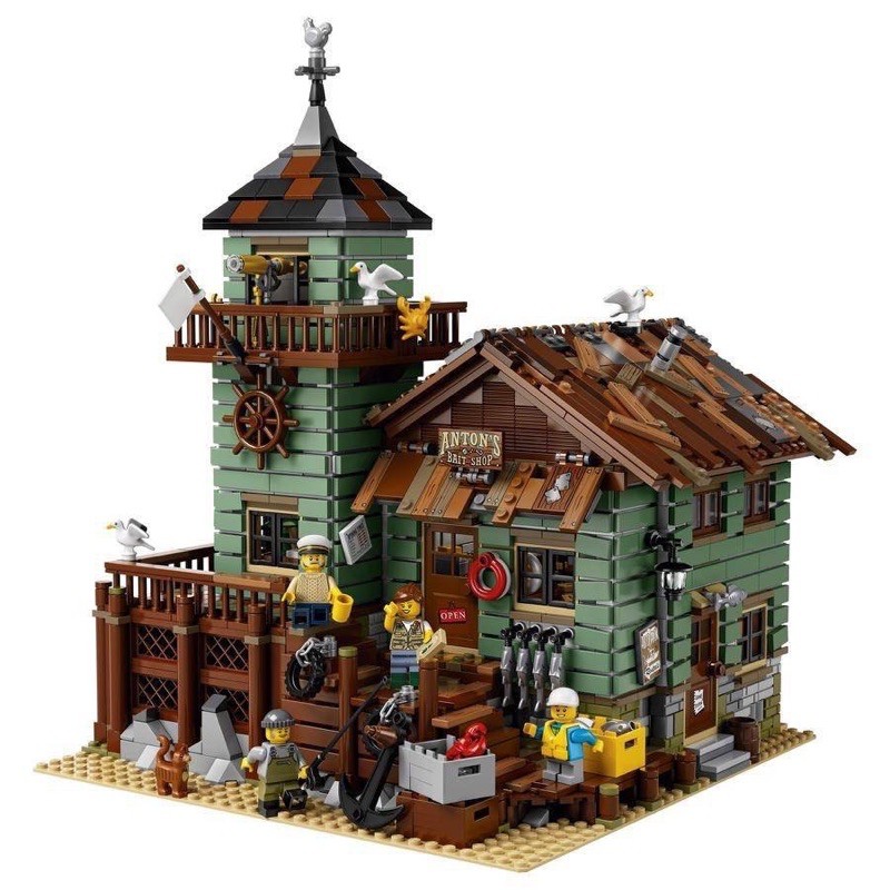 LEGO 21310 老漁屋(二手) 含燈組