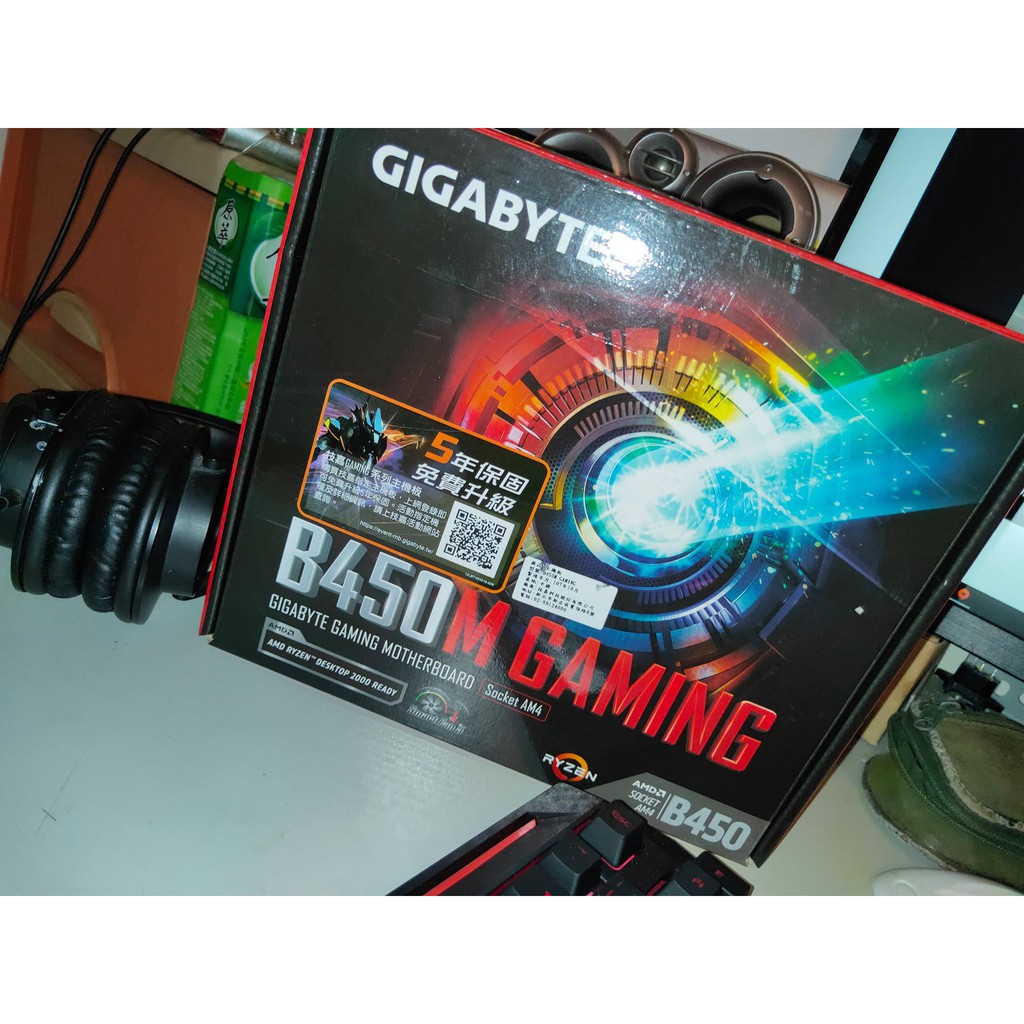 GIGABYTE B450M GAMING (僅能使用二代AMD Ryzen處理器)