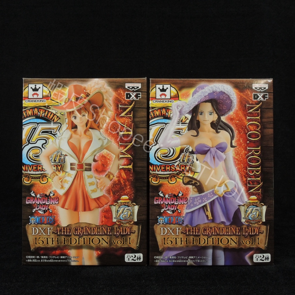 日本 日版 金證 海賊王 航海王 OnePiece 娜美 羅賓 妮可 妮可羅賓 15 15周年 15週年 稀有 公仔