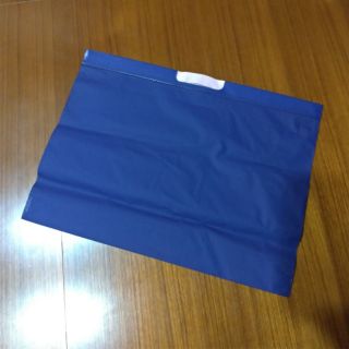 寶藍色防水手提塑膠袋