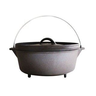 美國CampMaid Dutch Oven平底/有腳 12吋/10吋/8吋鑄鐵鍋