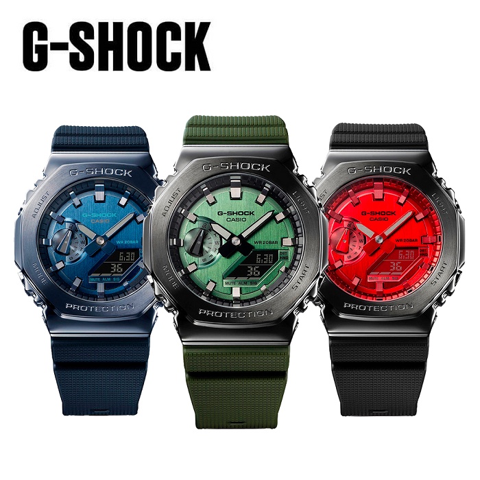 【G-SHOCK】GM-2100 CASIO 農家橡樹金屬系列 /45mm/公司貨【第一鐘錶】