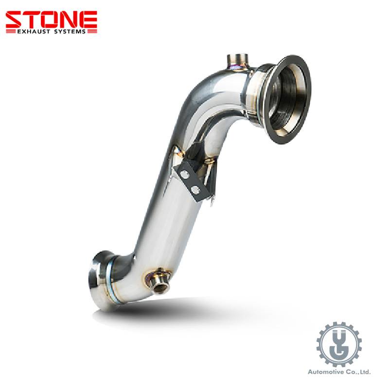 【YGAUTO】STONE巨石｜Benz E250｜De-Cat Downpipe (M274)｜排氣管