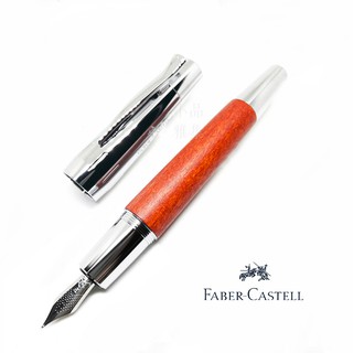 =小品雅集= 德國 Faber-Castell 輝柏 E-Motion系列 梨木桿 淺褐色 鋼筆（148202）