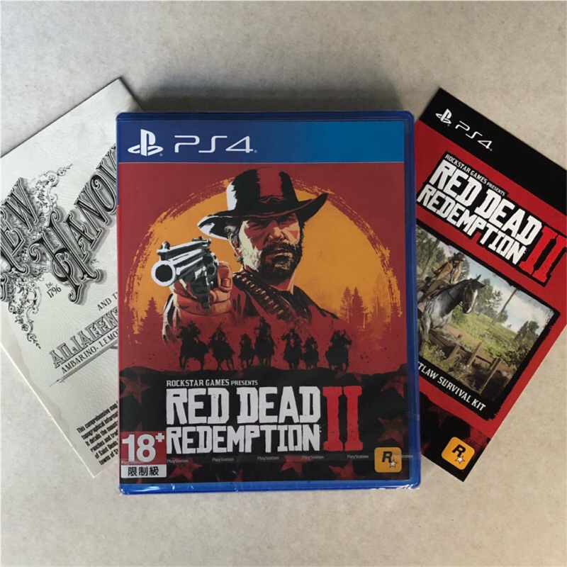 Hg電玩 現貨全新ps4 碧血狂殺2 Red Dead Redemption 2 中文版 蝦皮購物