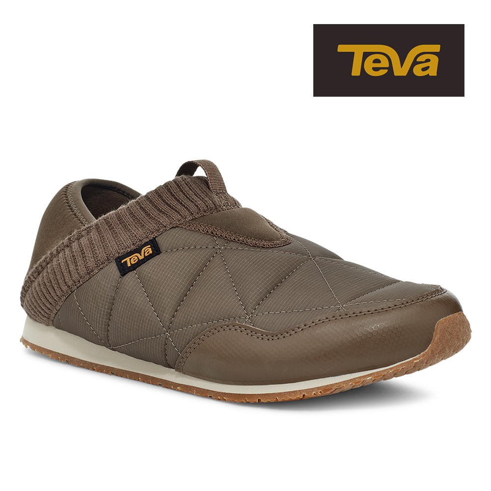 【TEVA】男 Ember Moc 防潑水菠蘿麵包鞋/休閒鞋/懶人鞋-巧克力色 (原廠現貨)