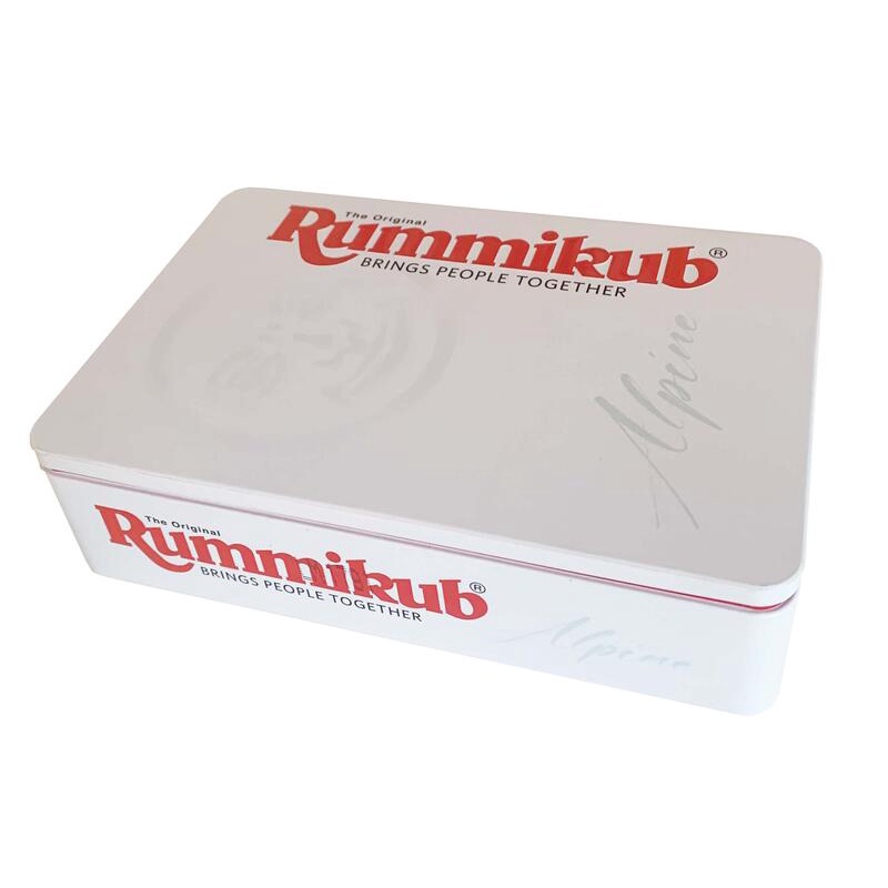 ☆快樂小屋☆ 拉密 外出型鐵盒新版 Rummikub 以色列麻將 數字麻將 繁體中文版 正版 台中桌遊