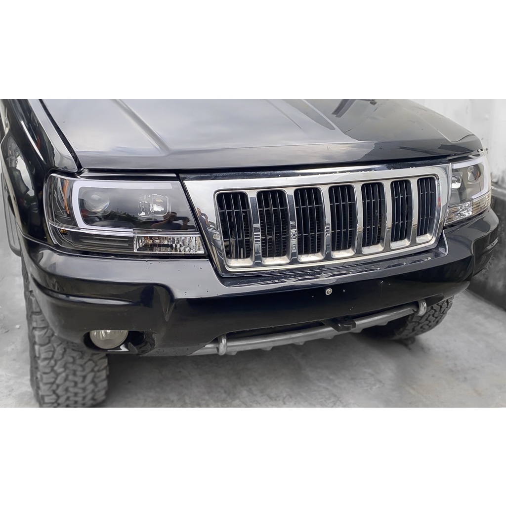 台灣之光 頂級小洛基GRAND CHEROKEE JEEP 99 00 01 02 03 04年黑底投射大燈組台製