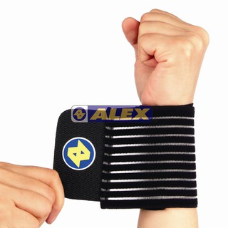 【教練先生】ALEX 丹力 調整型繃帶護腕 臺灣製造 護腕 手腕 T-63